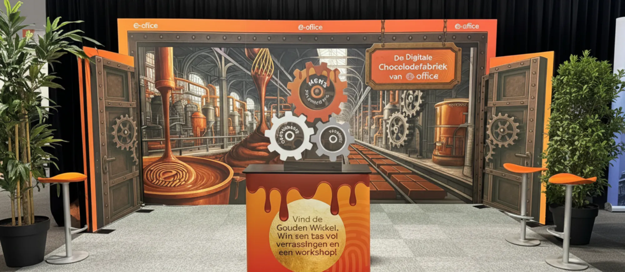 e-office beurs stand